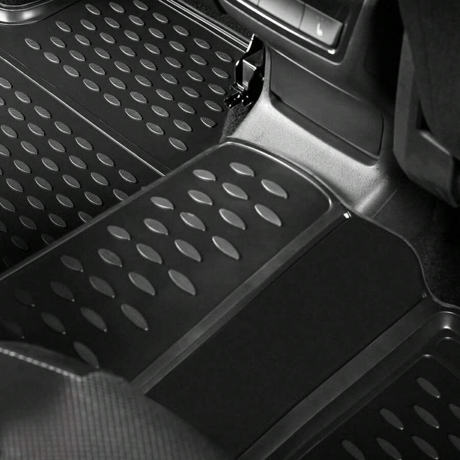 Custom Fit Rubber Mat Waterproof Odorless TPE Floor Liners Laser