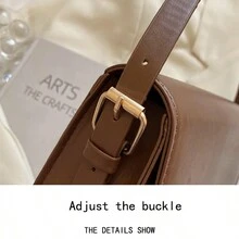 Túi đeo chéo phong cách cổ điển chất lượng cao, túi xách công sở nhỏ thời trang cho phụ nữ, túi đeo nách sang trọng - Nhiều màu - Xem 7