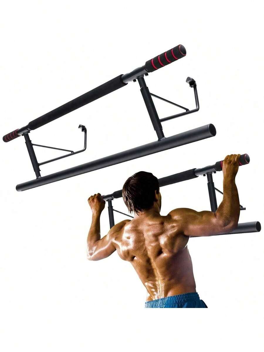 Pull Up Bar For Doorway, Folding Strength Training ChinUp Bar With Non