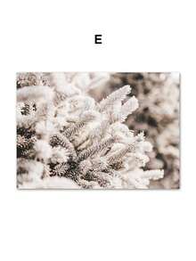 1pc Winter Train Door Snow Tree Car Christmas Wall Art Canvas Prints Nordic Posters Wall Decor Pictures Painting Living Room Decor Không có khung - Nhiều màu - Xem 21