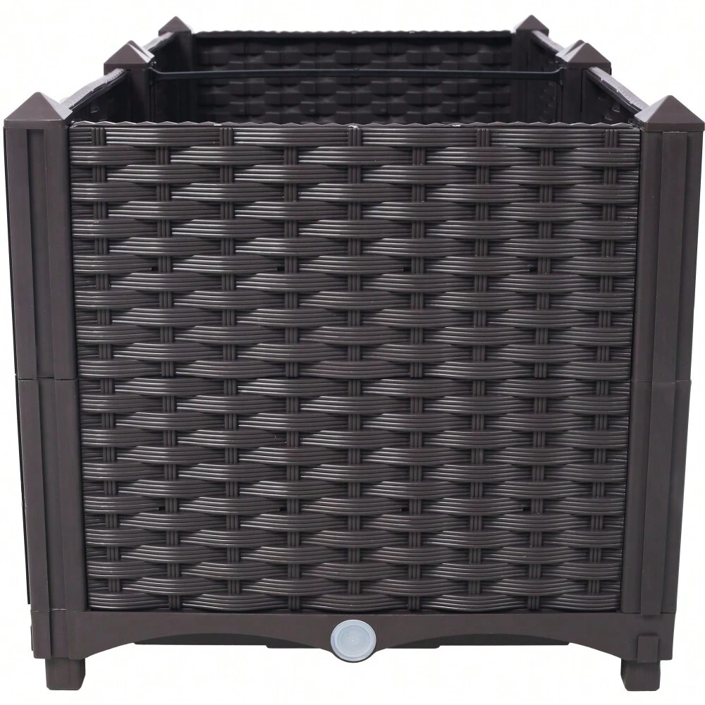 Deep Raised Garden Bed Plastic Planter Boxes For Vegetables Flowers