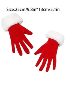 1 Pezzo Decorazione natalizia - Parrucca di Babbo Natale carina, sopracciglia, decorazioni per feste natalizie per uomo e donna, accessori di scena, accessori fotografici, regalo di Natale, scelta ideale per regali, traspirante, riutilizzabile, lavabile, con ponte nasale regolabile, in tessuto cubico confortevole