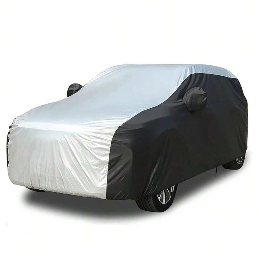 CHCYCLE Cubierta de coche exterior completa de alta resistencia y a prueba de agua, protección óptima de PEVA contra lluvia, nieve, UV, viento y polvo