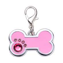 Médaille d'identification pour animaux de compagnie, médaille de chien avec gravure laser, accessoires anti-perdus pour animaux de compagnie
