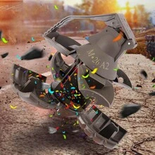 1 Pc Realistic Hand Grenade Toys, Crystal Water Beads Toys - For Combat Games Live Simulation War Games - Unisex