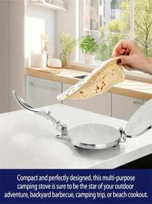 1 PC 16CM DIY Tortilla Press Maker Aluminium Alloy Manual Corn Tortillas Dough Pressing Tools Kitchen Bakeware Cooking Accessories