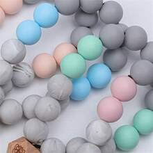 1 件灰色硅胶串珠钥匙扣，男女通用背包挂饰，汽车钥匙扣，节日礼物，派对礼品，生日礼物，乔迁礼物，纪念品，圣诞节，万圣节，感恩节礼品包配件挂绳带身份证夹汽车配件包饰