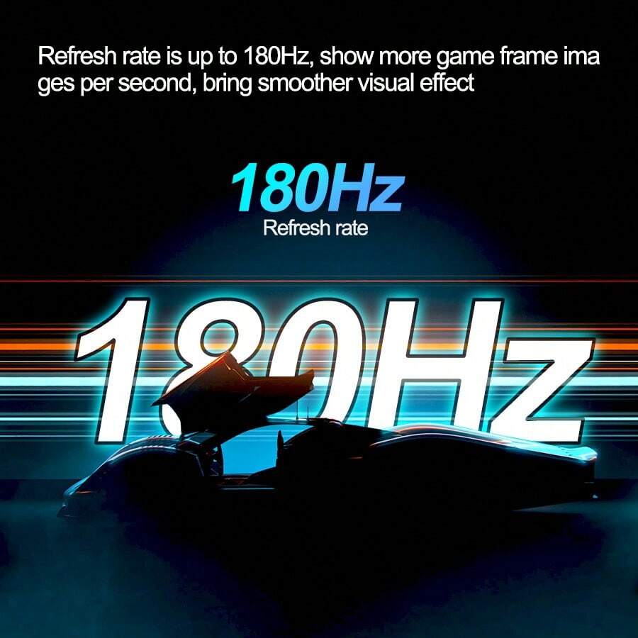 27Inch Curved Gaming Monitor 180Hz, Computer Screen Full HD 1080P