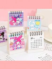 2025 Mini Desk Calendar Calendar 2025 New Lomi Desktop Ornament Children's Check-In Notepad - Multicolor - View 7