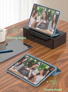 Blue Phone Case 1pc Tablet Protective Case Compatible With Ipad, Soft Anti-Fall Protection, Ultra-Thin/Smart Stand/Auto-Wake Protective Case For TPU Leather Apple IPad Mini 4/5/6, 9.7/10.2/10.5 Inches, Air 4/5/6, 10th Gen, 10.9 Inches, Pro 11 Inches, Air 11(M2) , Air 13 And Pro 11(M4)-Baby Blue