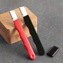 1pc/2pcs Professional Kitchen Knife Sharpener - Tungsten & Diamond Ceramic Sharpening Stone For All Blades, Including Garden Shears