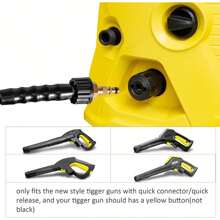 5M High Pressure Hose, Pressure Washer Hose Accessories For Karcher K Series Pressure Washer K2 K3 K4 K5 K7 - Click Bayonet To M22-14mm Thread (5M+ Adapter) - 5M+ Adapter - View 3