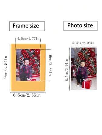 رمضان زينة رمضان 10 قطعة / 5 قطع مجموعة من إطارات الصور المغناطيسية الملونة، مغانط الثلاجة بقياس 3 بوصة، ألبوم صور مغناطيسي، لعرض ذكريات العائلة، متوافق مع صور Fujifilm، ديكور المنزل والغرفة المعيشية والمكتب، هدايا عيد الحب والسنة الجديدة