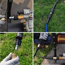 High Pressure Washer Hose 15m/50ft 5800PSI M22-14mm Power Washer Extension Hose - Black - View 5