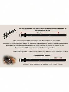 Men's_Leather Casual Belt_1 1/2" Wide_Amish Handmade_9oz. Cow Hide_50SS - 栗 - 查看 10