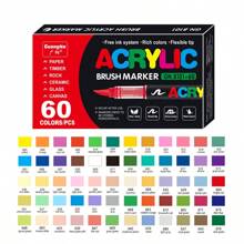 240/168/120/72/60/36/24/12 Stylos-marqueurs acryliques liquides directs de couleur, pour une utilisation étudiante, professionnelle et artistique. Têtes souples, appropriés pour le papier, pour le graffiti, les livres de coloriage DIY. Peuvent dessiner sur le verre, la pierre, résistants à l'eau pour la peinture corporelle. Cadeau de Noël, rentrée des classes.