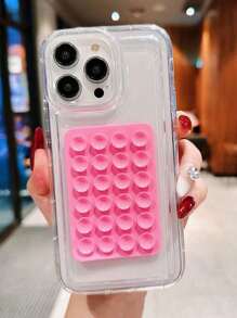 1 件硅胶吸盘硅胶吸盘方形手机壳背面硅胶吸盘 24 件大吸盘硅胶手机吸盘 - 彩色 - 查看 13