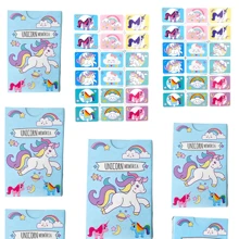 Kit 5 Boxes Unicorn Memory Game Souvenir Coloring Painting Children's Game Party Gift For Kids - Multicolor - View 3