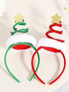 1 băng đô Giáng sinh Băng đô Chuông cây thông Noel mùa xuân Băng đô ngôi sao Phụ kiện tóc tiệc hoạt hình dễ thương - Nhiều màu - Xem 5