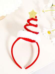 1 băng đô Giáng sinh Băng đô Chuông cây thông Noel mùa xuân Băng đô ngôi sao Phụ kiện tóc tiệc hoạt hình dễ thương - Nhiều màu - Xem 1