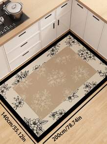 1 件 Maillard 轻奢柔软舒适地毯，适用于客厅卧室厨房办公室入口垫，易于清洁可机洗防滑隔音大面积家用地毯，房间装饰 - 菲斯 - 查看 14