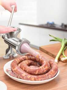 1个多功能手动绞肉机，可制作香肠，适用于绞肉、香肠馅料、自制辣椒酱等。 - 彩色 - 查看 5