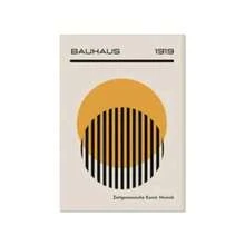 1pc Áp phích hình học trừu tượng Bauhaus hiện đại giữa thế kỷ Nghệ thuật treo tường Tranh vải Tranh in Phòng trưng bày nội thất phòng khách Nhà không có khung - Nhiều màu - Xem 10