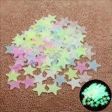 Glow In The Dark Star Wall Stickers - Light Up Your Space With Glow-In-The-Dark DIY Wall Decals - Beautiful Home And Room Decor Transformation! - Mixing Colors - View 4