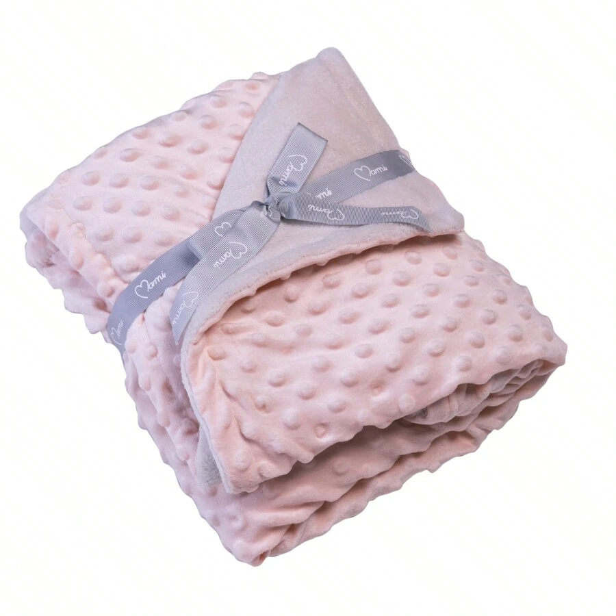 COBERTOR BUBBLE GRANDE SOFT MAMI COM FORRO DE MICROFIBRA 1,10M X 85cm- MANTA BEBÊ E INFANTIL- PAPI