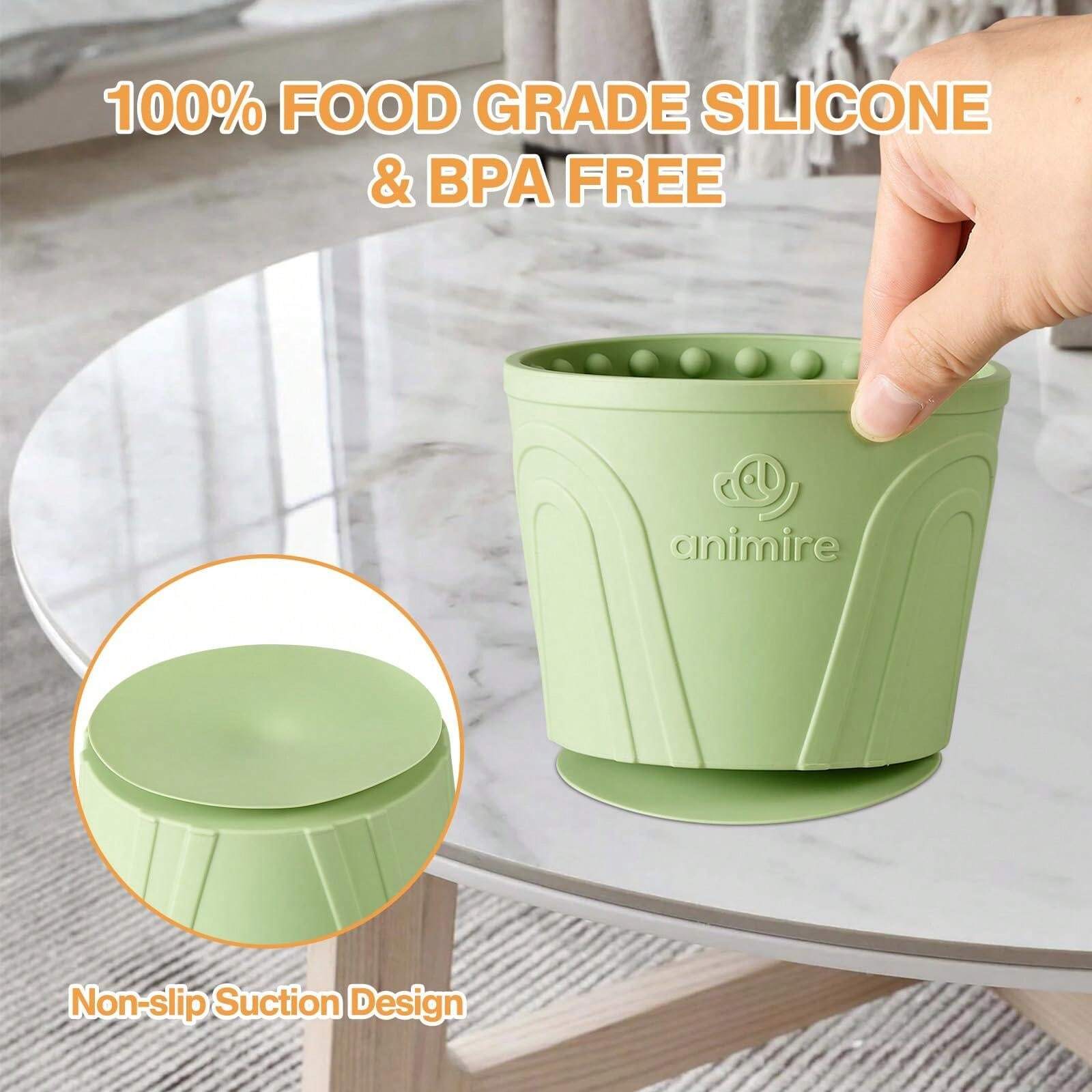 Dog Slow Feeder Lick Bowl, Anxiety Relief Dog Licking Mat Treat