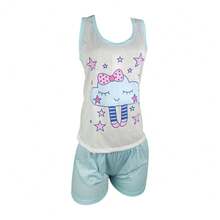 Women's Pajamas Shorts With Straps And Tank Top Character Print Polyester - Nhiều màu - Xem 7