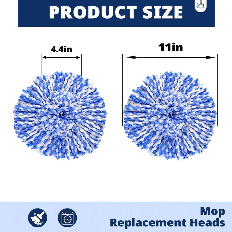 6 Pack Ocedar Mop Heads Replacements Compatible With OCedar Easywring