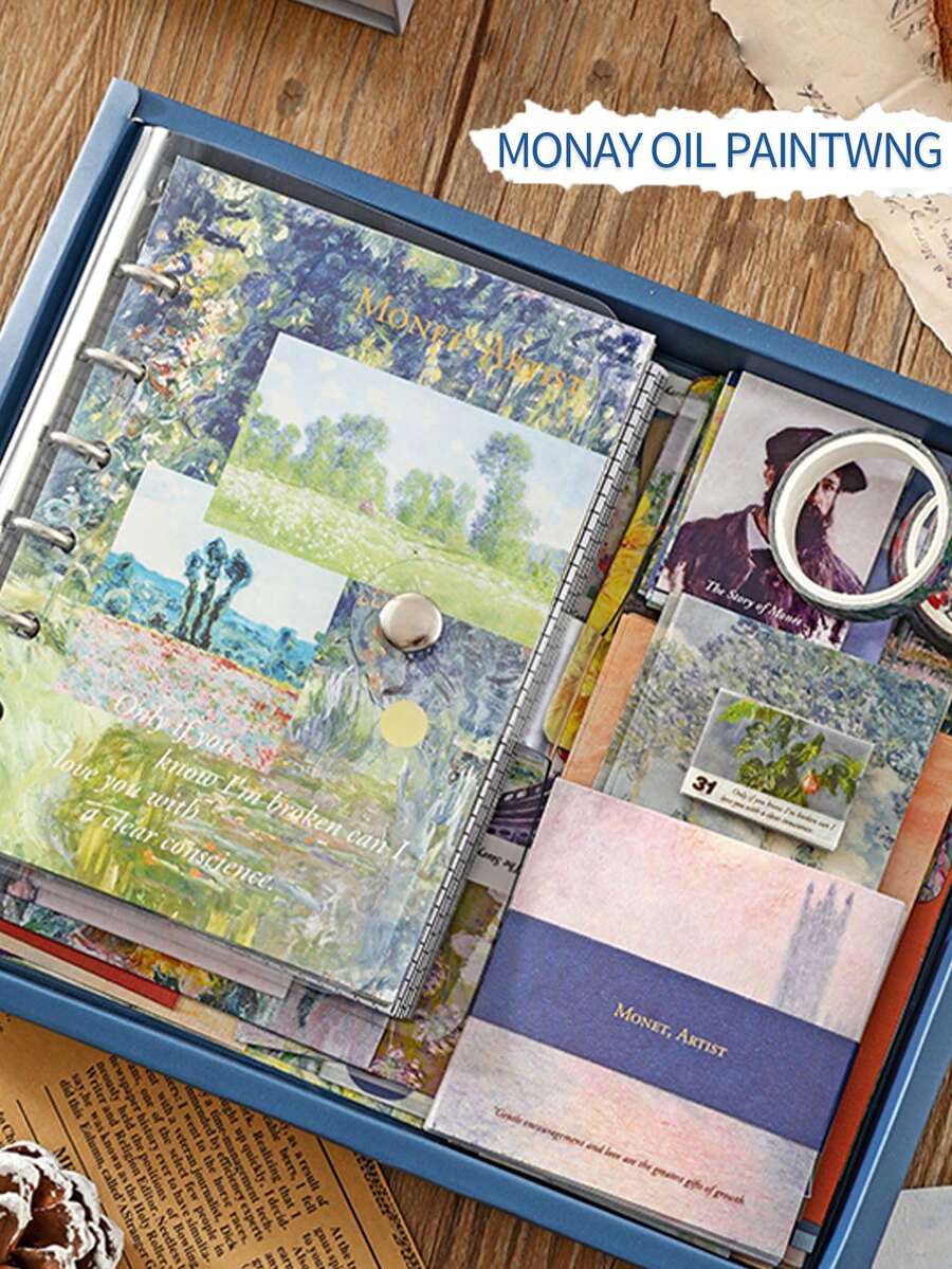 155 Pieces Of Literary And Retro European Style Convinced Hand Ledger