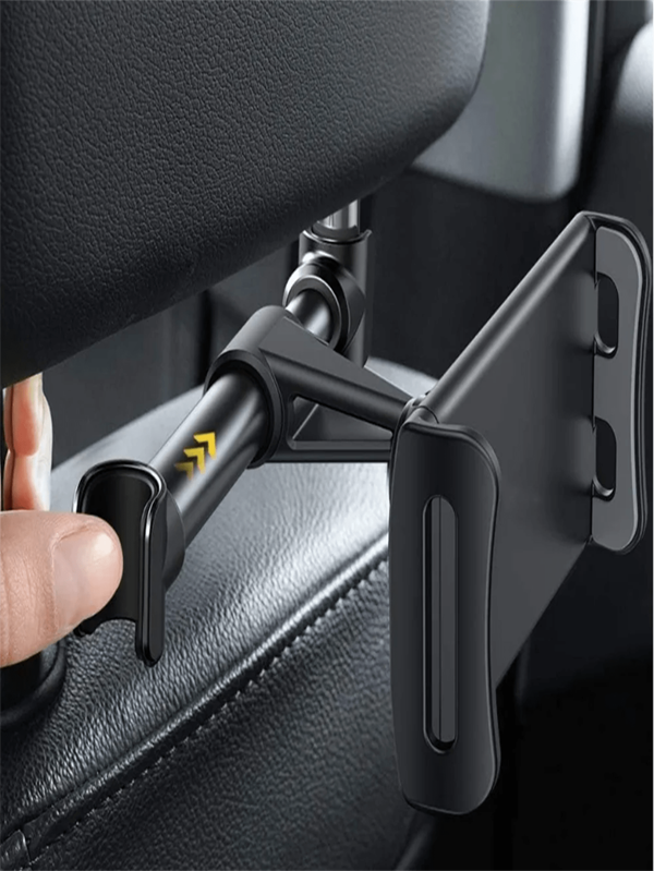 Car Tablet Phone Holder Seat Back Adjustable IPad Stand Car Ipad Holder For Headrest 360 Rotation Mobile Phone Mount Support