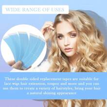 36PCS Waterproof Lace Tape For Hairpiece Wig Tape Adhesive Double-Sided Waterproof Lace Wigs Lace Tape For Wigs Toupees Hair Pieces And Hair Extension The Front Of Lace Supports Wigs Tape - Multicolor - View 6