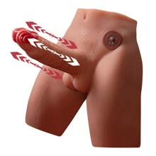 Con consolador vibrador y de empuje de 7 pulgadas para mujeres, muñecas sexuales para adultos, masturbador unisex con trasero grande, juguete sexual anal estrecho para hombres, masturbación de pareja gay, 10 libras
