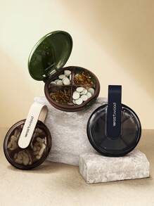 westwood 1 hộp đựng thuốc di động có hộp đựng riêng biệt, hộp đựng thuốc có 4 ngăn đựng vitamin và thuốc du lịch - Nhiều màu - Xem 7