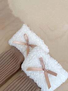 1 Đôi Tất Trẻ Em, Tất Công Chúa Nơ Cho Bé Gái Mùa Thu Đông Mềm Mại Và Thoải Mái Da Dễ Thương Thanh Lịch Phong Cách Tuyệt Đẹp. - Nhiều màu - Xem 3