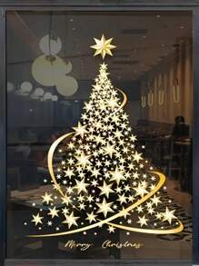 1 cái/2 cái Miếng dán tường cây thông Noel màu vàng, Miếng dán tường tĩnh điện tự dính cho cửa sổ cửa ra vào dùng cho kỳ nghỉ Giáng sinh/Năm mới, dùng cho phòng khách, nhà bếp, phòng tắm, phòng ngủ - Nhiều màu - Xem 14