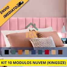 Rectangular Headboard 20x60 King Size 10 Pieces - Rỉ Nâu - Xem 2