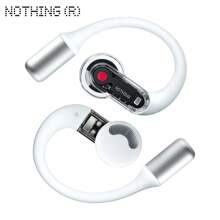 Nothing Ear (Open) Bluetooth Earbuds, Open Sound Technology, Sound Seal System, 14.2mm Dynamic Driver, AI Clear Voice, Fast Pair, Low Lag Mode, 30 Hours Of Playback, IP54, Ultra Compact, Advanced EQ