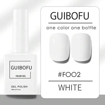 1 Stück 15ml Farbgel Nagellack Gel-Nagellack zum Abweichen für alle Jahreszeiten - Nagelkunst zum Selbermachen im Salon Zuhause, einfarbig in einer Flasche