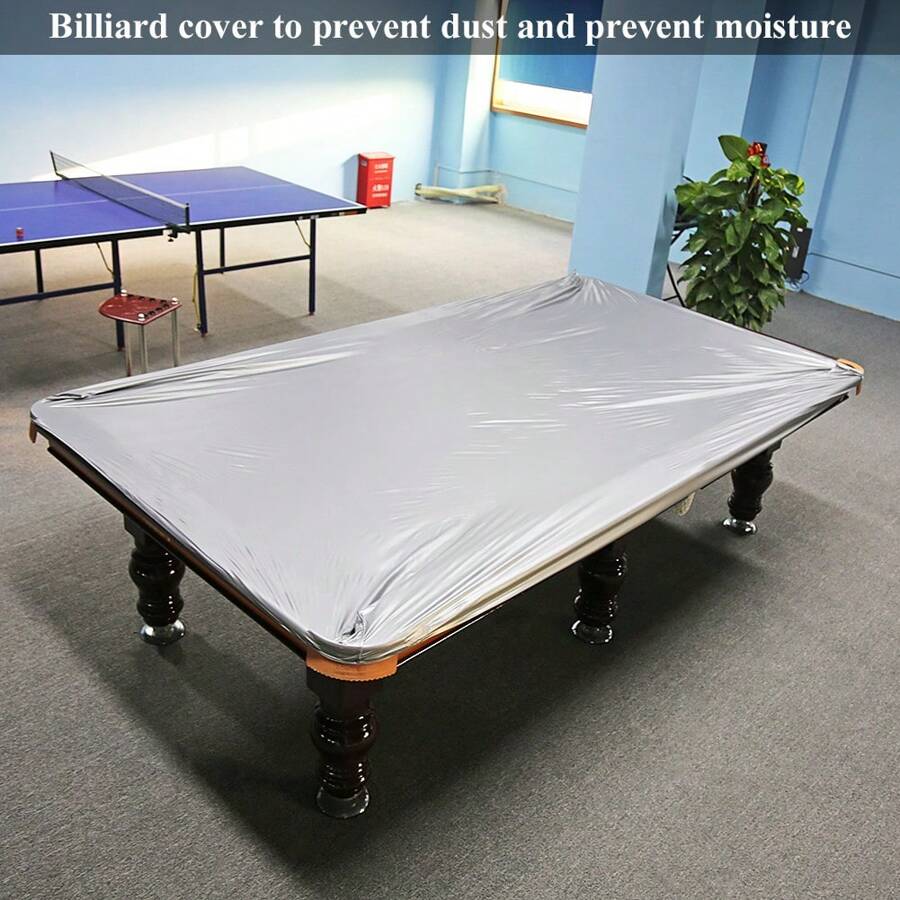 1 8 Fuß Staubdicht Feuchtigkeitsbeständig PVC Tuch Billard Tisch Schutzabdeckung Zubehör