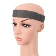 Regulowany silikonowy uchwyt na perukę, silikonowy uchwyt na perukę, mocny uchwyt na głowę, peruki antypoślizgowe, przezroczysty pasek do uprawiania sportu - Wielokolorowe - Zobacz 9