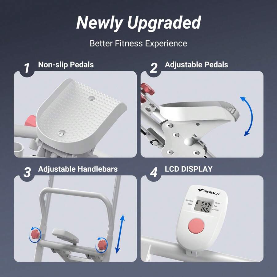 Merach MERACH Vertical Climber, New Version Stair Stepper For Home Gym