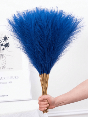 5/10/20 Stück künstliches Schilfgras, 55cm lang, weiches & strapazierfähiges Polyestermaterial, nicht verblassend, kratzfest, biegsam & formbeständig, Kunststoff künstliche Pflanzen, Raumdekoration, Wohnzimmer Dekoration, Schlafzimmer Dekoration