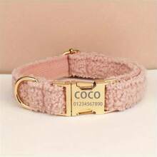 Vòng cổ chó bằng vải nhung tùy chỉnh có khóa kim loại khắc - Phụ kiện cho thú cưng mềm mại, có thể điều chỉnh và ấm áp, an toàn và thời trang - Cá nhân hóa theo tên và số điện thoại của thú cưng của bạn - Nhiều màu - Xem 27