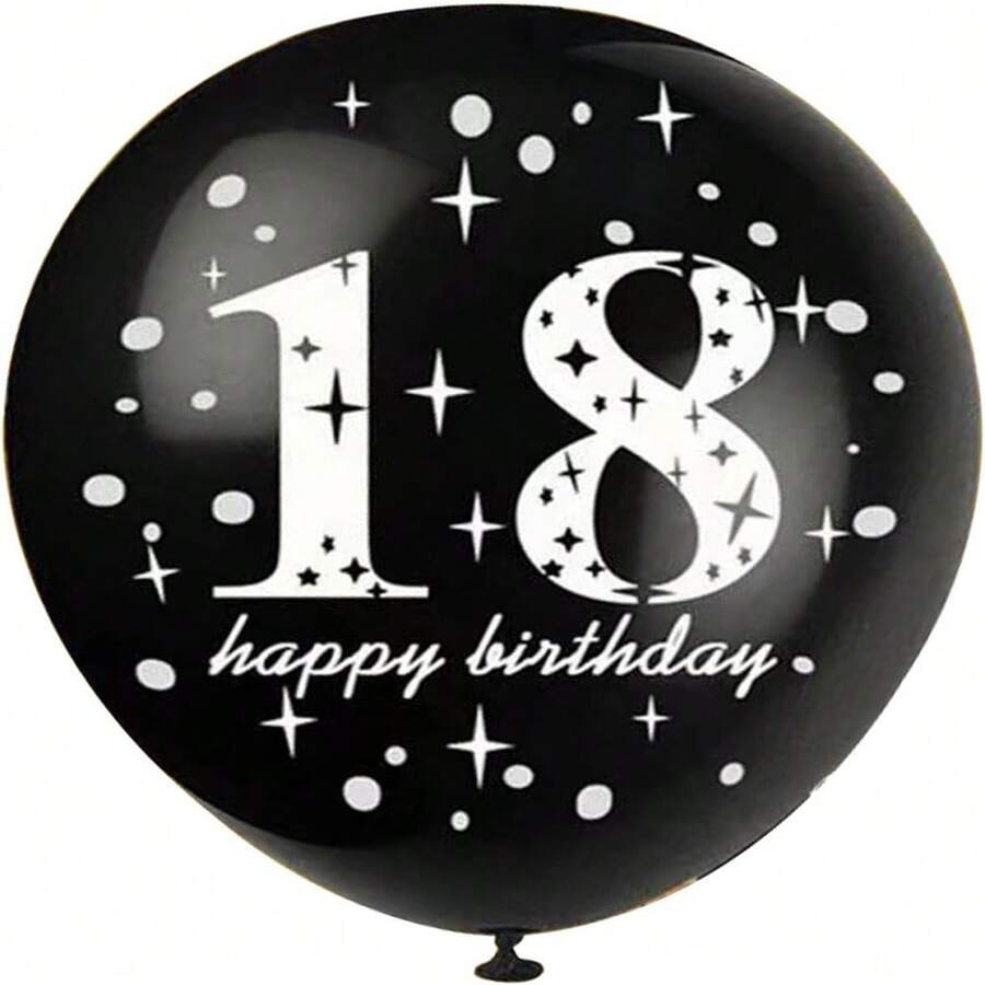 18th Birthday Balloons Gold And Black 18th Birthday Decorations For