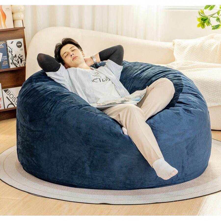 Bean Bag Chair Giant 5' Memory Foam Furniture Bean Bag Chairs For