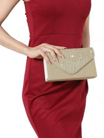 4 Pieces Women Rhinestone Evening Clutch Bag Rhinestone Ear Clip Bridal Wedding Choker Bracelet Dangle Bling Glitter Purse Clutch Purse Envelope Evening Bag For Women Prom Sparkling Handbag With Detachable Chain For Wedding And Party Shoulder Bag For Women